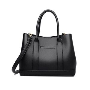9264 Fashion Handbags PU leather Top Handle Bags Waterproof Medium Tote